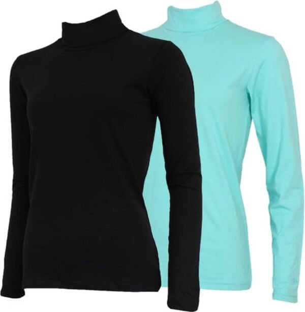 2-Pack Campri Skipully - Wintersportpully - Dames - Black/Aruba blue (613) - maat XL