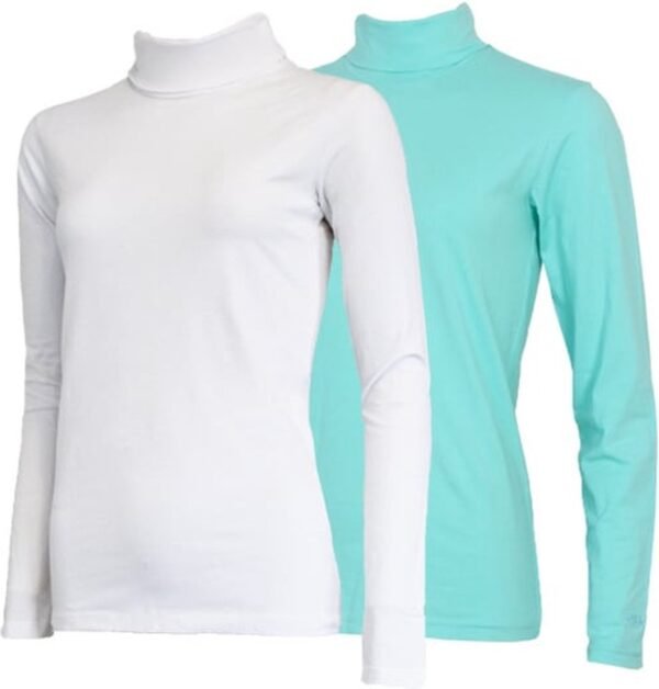 2-Pack Campri Skipully - Wintersportpully - Dames - White/Aruba blue (648) - maat M