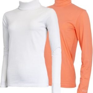 2-Pack Campri - Skipully - Wintersportpully - Dames - White/Salmon (650) - maat L