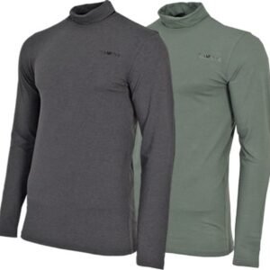 2-Pack Campri - Skipully - Wintersportpully - Heren - Charcoal-marl/Jungle green (597) - maat XL