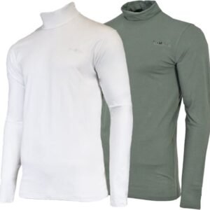 2-Pack Campri - Skipully - Wintersportpully - Heren - White/Jungle green (640) - maat XL