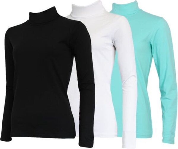 3-Pack Campri Skipully - Wintersportpully - Dames - Black/White/Aruba blue (558) - maat XL