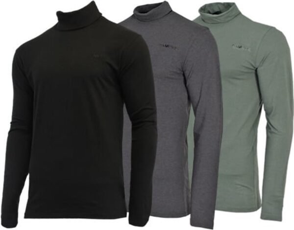 3-Pack Campri Skipully - Wintersportpully - Heren - Black/Charcoal-marl/Jungle green (645) - maat L
