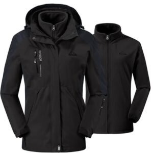 3-in-1 Dames Ski Jacket - Waterdicht, Winddicht en Warm - Functionele Jacket met Afneembare Capuchon