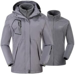 3-in-1 Dames Ski-jack - Waterdicht, Winddicht, Warm en Ademend voor Alle Weerselementen
