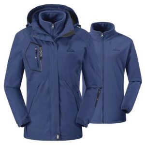 3-in-1 Ski-jack voor Dames - Waterdicht, Winddicht en Warm