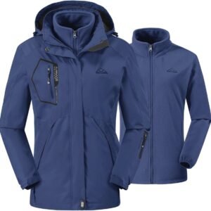 3-in-1 Ski-jack voor Dames - Waterdicht, Winddicht en Warm