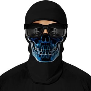 3D Schedel Bivakmuts voor Motor Ski Snowboard Fietsen | Ademend Gezichtsmasker UPF 40+