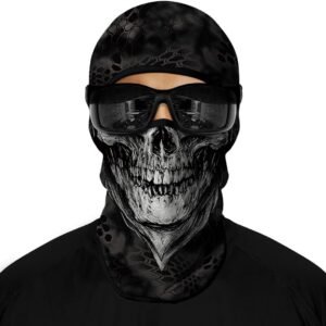 3D Skull Motorfiets Bivakmuts / Ski Buff voor Heren & Dames - Ademend en UV-Beschermend