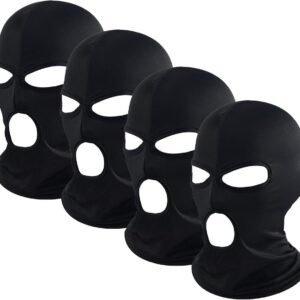 4x Bivakmuts Warm & Winddicht voor Winter Sport & Motor (Uniseks)