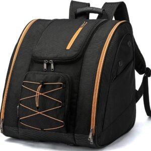 50L Skischoen Rugzak voor Mannen en Vrouwen - Snowboard Boot Tas met Ruim Helm- en Brilvak