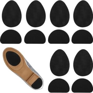 6 Paar Hielkussens voor Schoenreparatie, Rubber Hielbescherming, Antislip en Comfortabel, Vervangset, Blauw, Maat S