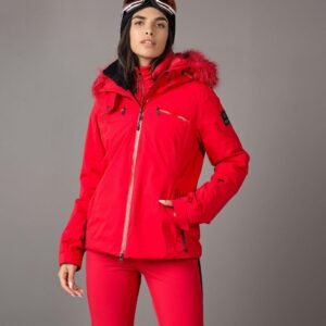 8848 - Blake - dames - wintersport jas - red - maat 36