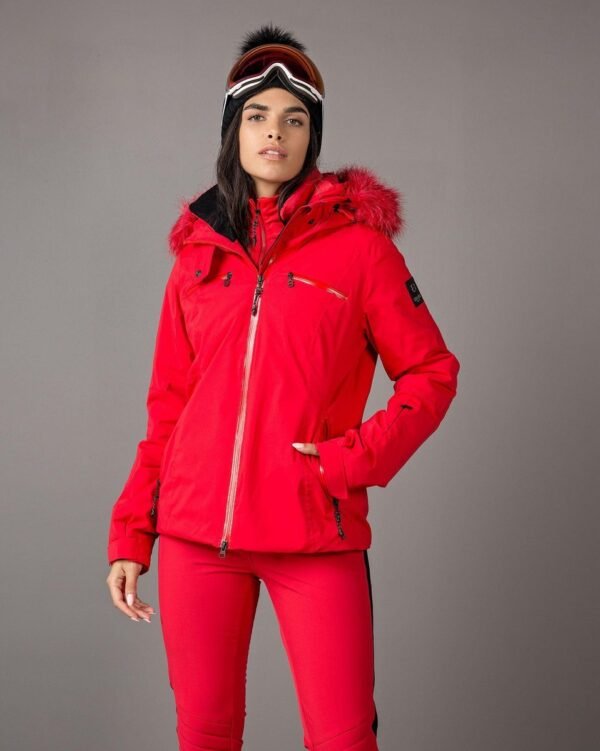 8848 - Blake - dames - wintersport jas - red - maat 38