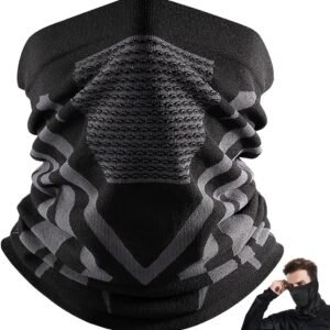 Ademend Ski Masker voor Unisex - Halve Versie Stormcap voor Motorfietsen, Fietsen en Buitenactiviteiten - Warmtebescherming voor Skiën en Hardlopen