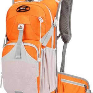 Ademende waterdichte fietsrugzak met helmhoes en thermisch hydratatiepakket voor mountainbiken, hardlopen, wandelen en skiën