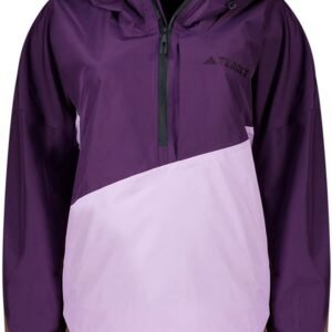 Adidas Terrex Xploric 2 Layer Lined Climaproof Anorak Jas Paars M Vrouw