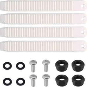 Allecta - Snowboard Enkelbandbindingen - Vervangende - Hoge Elasticiteit - 17,5x2,1cm - Schroeven Moeren - Ringen - Geschikt voor Schaatsen - Sportuitrusting