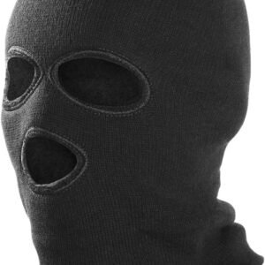 Allecto - Balaclava Unisex - Winterbescherming - Zwart - Skiën en Snowboarden - Volledig Gezicht - Outdoor Sporten - Geschikt voor Fietsen - One Size
