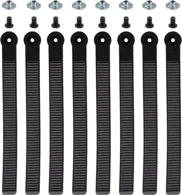 Allecto Plus - 8-delige Set Snowboard Bindings Riemen met Ladderriem - Geschikt voor Snowboard Bindingen