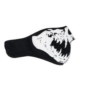 Allecto Plus - Ademend Ski Snowboard Gezichtsmasker Schedel Warmer met Nekeigenschappen