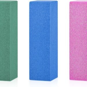 Allecto Plus - Gummy Steen Set voor Snowboard en Ski Onderhoud (Roze Groen Blauw) - Ideaal voor Roest Verwijderen - 3 Stuks.