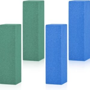 Allecto Plus - Gummy Steen Slijp Rubber - Ski en Snowboard Onderhoud - Roest en Bramen Verwijderaar - Groen 60 Grit Blauw 120 Grit - Professionele Kwaliteit