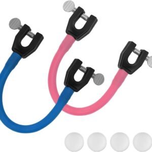 Allecto Plus - Ski Connector met Spacers voor Kinderen - Roze/Blauw - Ski Trainingshulpmiddel - Snowboard Accessoires voor Beginners