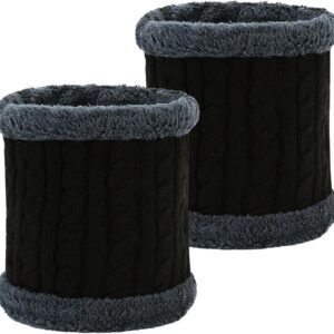 Allecto Plus - Winter thermofleece buisvormige sjaal voor heren en dames - Winddicht - Skiën - Fietsen - Motorrijden - Wandelen - Hardlopen - Warm en comfortabel - Multifunctioneel