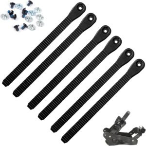 **Allecto plus - Heren Snowboard Bindingen Set van 6 Stuks - Accessoires - Snelbinding - Reserveonderdelen - Riemen - Strap**