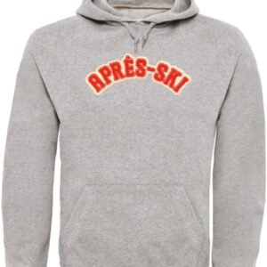 Après ski wintersport hoodie grijs S - soBAD. | Foute apres ski outfit | kleding | verkleedkleren | wintersporttruien | wintersport dames en heren