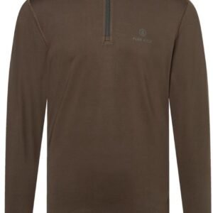 BOGNER - pascal - Skipully met rits heren - Bruin