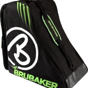 BRUBAKER Davos Skischoentas- Snowboardschoen tas - Wintersport tas - Schaatsen - Inline skates -groen zwart
