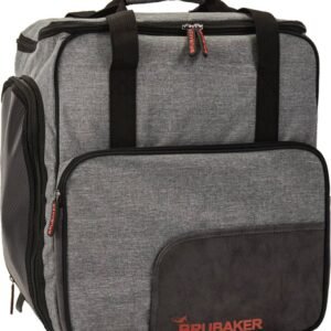 BRUBAKER Super Perfomance Skischoen tas - Snowboardschoen tas - Rugzak - Helmtas - Wintersport tas met apart schoenenvak - 43 L - Grijs - Zwart