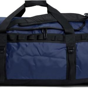 Base Camp Duffel Bag - Reistas Duffle Bag - Reizen Organiseren - Waterbestendig Materiaal - Middelgroot - Blauw Zwart