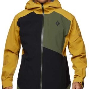 Black Diamond Recon Stretch Ski Shell Jas Groen,Geel,Zwart XL Man