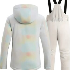 Bovista Ski Suit - Skipak - SkiBroek - Wintersport - Skijas - Dames - 2-Delig - Beige - Maat M
