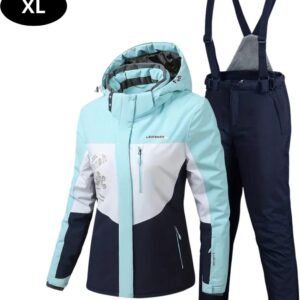 Bovista Ski Suit - Skipak - SkiBroek - Wintersport - Skijas - Dames - 2-Delig - Blauw - Maat XL