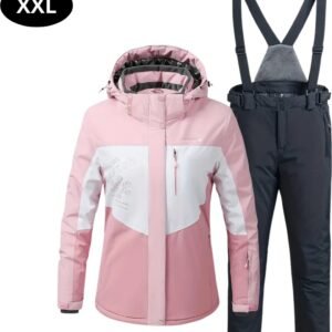 Bovista Ski Suit - Skipak - SkiBroek - Wintersport - Skijas - Dames - 2-Delig - Roze - Maat XXL