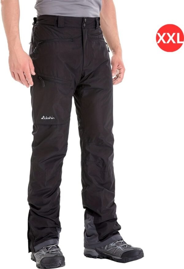 Bovista Skibroek - Skipak - Snowboard Broek - Winterbroek - Sneeuwbroek - Heren - Wintersport - Buiten - Zwart - Maat XXL