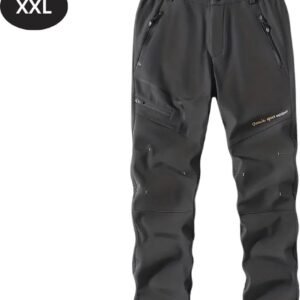 Bovista Skibroek - Skipak - Snowboard Broek - Winterbroek - Sneeuwbroek - Heren - Wintersport - Donkergrijs - Maat XXL