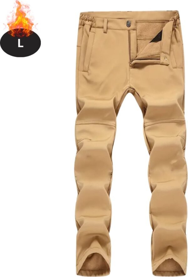 Bovista Skibroek - Skipak - Snowboard Broek - Winterbroek - Sneeuwbroek - Heren - Wintersport - Khaki - Maat L