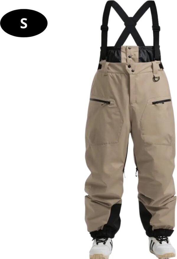 Bovista Skibroek - Skipak - Snowboard Broek - Winterbroek - Sneeuwbroek - Heren - Wintersport - Khaki - Maat S