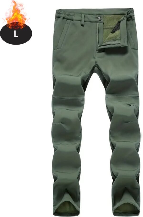 Bovista Skibroek - Skipak - Snowboard Broek - Winterbroek - Sneeuwbroek - Heren - Wintersport - Leger Groen - Maat L
