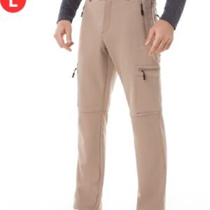 Bovista Skibroek - Skipak - Snowboard Broek - Winterbroek - Sneeuwbroek - Heren - Wintersport - Outdoor - Khaki - Maat L
