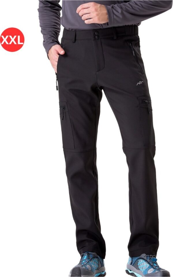 Bovista Skibroek - Skipak - Snowboard Broek - Winterbroek - Sneeuwbroek - Heren - Wintersport - Outdoor - Zwart - Maat XXL