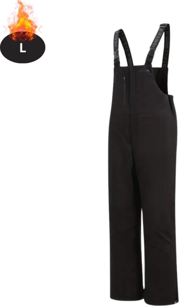 Bovista Skibroek - Skipak - Snowboard Broek - Winterbroek - Sneeuwbroek - Heren - Wintersport - Zwart - Maat L