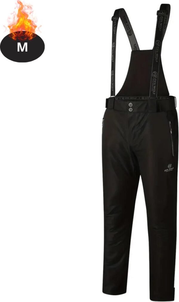 Bovista Skibroek - Skipak - Snowboard Broek - Winterbroek - Sneeuwbroek - Heren - Wintersport - Zwart - Maat M