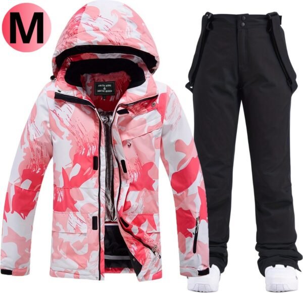 Bovista Skipak - SkiBroek - Skijas - Ski Suit - Wintersport - Dames - 2-Delig - Zwart - Maat M