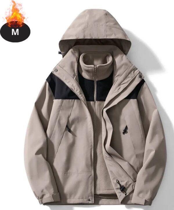 Bovista Skipak - SkiBroek - Skijas - Ski Suit - Wintersport - Dames - Winter - Warm Fleece - Khaki - Maat M